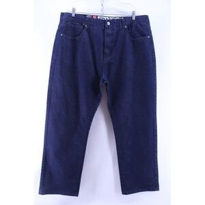 Switch Premium Denim Dark Wash Straight Leg Jeans Size 41x30 (Tag 42x34)